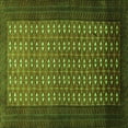 thumbnail image 1 of Ahgly Company Indoor Square Southwestern Green Country Area Rugs, 5' Square, 1 of 1