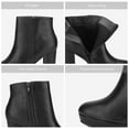 thumbnail image 3 of Dream Pairs Stomp Women's High Heel Ankle Boots, 3 of 6