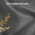 thumbnail image 4 of Full Blackout Curtains for Bedroom & Living Room, Grommet Drapes, Thermal Insulated Textured Blackout Curtains 2 Panels Set, W50" x L108", DarkGrey, 4 of 7