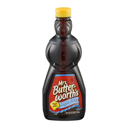 (3 Pack) Mrs. Butterworth's Sugar Free Syrup, 24 Fl (Best Tasting Pancake Syrup)