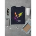 thumbnail image 3 of Neon Fire Pegasus T-Shirt Men -Image by Shutterstock, Male 5X-Large, 3 of 4