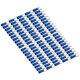 thumbnail image 3 of Terminales 100 Piezas Conector De Horquilla Azul Conductividad Estable 19A Terminales De Engarzado Aislados Seguros Terminal De Cable Para Transporte, 3 of 7