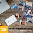 thumbnail image 4 of Kodak Step Mobile Instant Photo Printer Starter Bundle with Zink Paper & Photo Album, White, 4 of 7