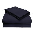 thumbnail image 2 of 1200 Thread Count Cotton Blend 4 Count Sheet Set, King, Navy Blue, 2 of 6