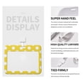 thumbnail image 4 of Kdxio Yellow And White Polka Dot Card Badge Holder Work Badge Sleeve for Office, School, Factory, ID Credit Cards, Driver Licenses and Passes, 4 of 7