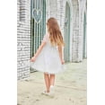 thumbnail image 4 of Arshiner Toddler Girls Tulle Summer Puff Sleeve Baby Girls Tutu Princess Party Casual Dress 2-3 Year, 4 of 7
