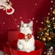 thumbnail image 5 of Pet Fur Ball Bell Doll Teasing Toys con Catnip Christmas Cat Peluches (Elk), 5 of 5