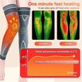 thumbnail image 2 of Tourmaline Acupressure Self-heating Shaping Knee Sleeve, Mugwort Tourmaline Acupressure CY, 2 of 5