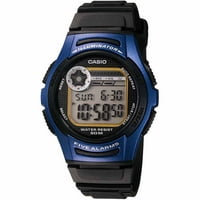 Casio Men's Black Resin Strap Digital Sport Watch W213-2AV Deals