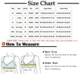 thumbnail image 3 of Abomasnow 3 PCs Women's Front Closure Sports Bras Front Button Bra Full Coverage Convenient Snap Sleep Bra No Wire Everyday Sleep Bras on Sale Clearance, 3 of 3