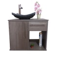 thumbnail image 2 of Gabinete para Baño DECOMOBIL con Puerta y Cajón con Lavabo y Monomando Lombardia/Gris GABINETE 08, 2 of 4
