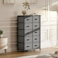 thumbnail image 2 of Dresser for Bedroom Storage Drawers, Fabric Storage Tower with 10 Drawers Sturdy Metal Frame ,kids dresser, 2 of 25