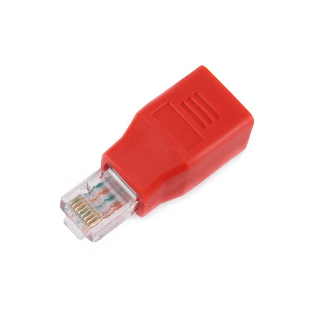 RJ45 M/F Crossover Adapter Male to Female Crossed Cable