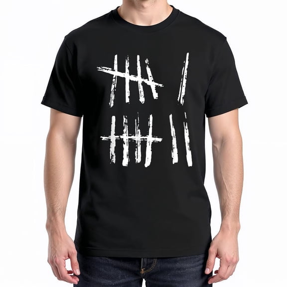 67 Tally Mark Six Seven 67 Meme T-Shirt – Number Humor – Unisex Casual Wear