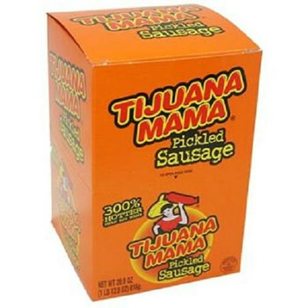 Product Of Tijuana Mama, Pickled Sausage, Count 12 (2.4 oz) - Jerkys / Grab Varieties &