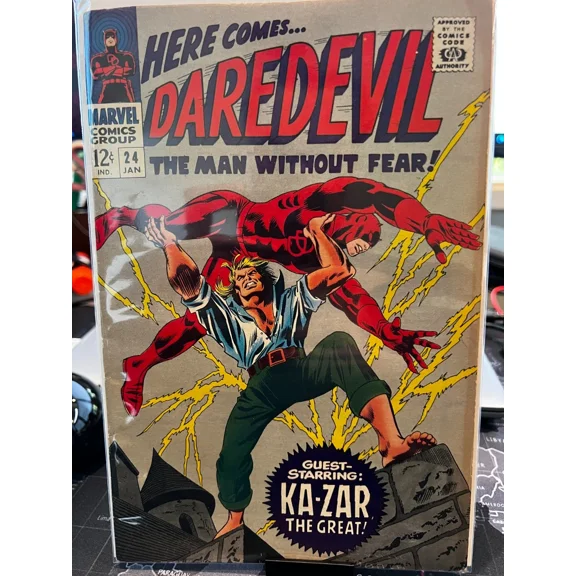 Daredevil 24 F/VF Gene Colan Cover Featuring Ka-Zar