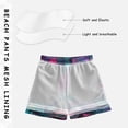 thumbnail image 5 of Kids' Beach Pants Comfortable Swim Trunks Vibrant and Shimmering Jungle Shorts for Pool Vacation and Lounge Wear 2T, 5 of 8