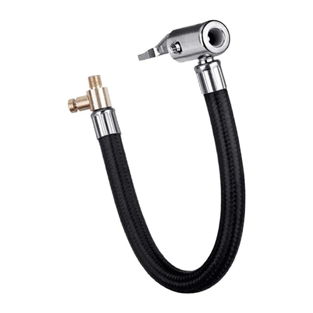 QualitChoice Car Tire Air Inflator Hose Pump Extension Adapter 30cm Deflated Deflated 30cm