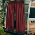 thumbnail image 2 of Trunk Tailgate Curtains for Nissan NV200 Red 2 Privacy Curtains, 2 of 9