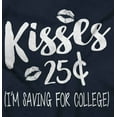 thumbnail image 2 of Kisses 25 Cents Saving For College Toddler Boy Girl T Shirt Infant Toddler Brisco Brands 6M, 2 of 6