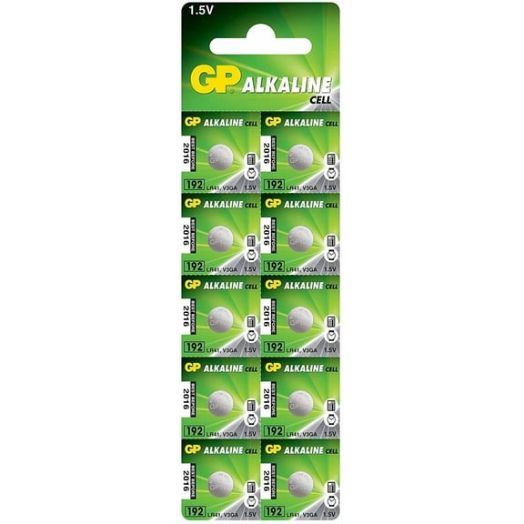 GP Batteries Gp192C10 Alkaline Coin Cell(10X)