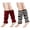 Black/White,Black/Red, variant on 2 Pairs Rainbow Leg Warmers for Women Neon Leg Warmers Adult Junior 80s Costumes Sports Party Yoga Pride Day Accessories