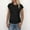 Black, variant on SHITINN Fashion Casual Women Short Sleeve Solid O Neck Tops Ladies Tee T Shirt Women's Shirts Short Sleeve Womens Tops Womens Summer Clothes