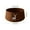 Brown, variant on Reindeer Print Felt Christmas Tree Collar - Wrap-Around Tree Skirt, Holiday Tree Base Cover with Reindeer Designs Reusable Christmas Scene Decor Gift