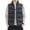 Black, variant on Mens Stand Collar Puffer Vest Jacket- Winter Warm Full Zip Sleeveless Quilted Padded Waistcoat with Zipper Pockets Black Size XL