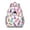 Pink-44, variant on Aloha Jungle Leaves Waterproof Backpack - Breathable Padded School Bag with Chest Strap for Commuters