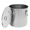 thumbnail image 7 of TOOL1SHOoo Stainless Steel Airtight Canister for Kitchen, Dry/Wet Food Rice Cereal Grain Canisters Container-Keep Flour, Sugar, Coffee, and Tea Fresh w/Handles+Lid (33L), 7 of 7