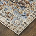 thumbnail image 3 of Feizy Melrose Transitional Distressed, Ivory/Red/Blue, 7' 10" x 10' 3" Area Rug, Easy Care Stain Resistant Fade Resistant, Area Rug for Living Room and Bedroom, 3 of 8