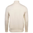 thumbnail image 3 of U.S. POLO ASSN. Jersey de punto para hombre con cuello alto, media cremallera y logotipo, algodón Blanco XL (X-Large), 3 of 3