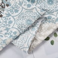 thumbnail image 5 of Home Soft Things Printed Microfiber Valance - Marina 2 Piece Set - Dark Grey Granite - 60" x 18", 5 of 7