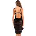 thumbnail image 4 of Women's Bikini Swim Cover Ups Wrap, Swimsuit Beach Cover Up Backless Lace Hollow Out Bikini Sheer Bathing Suit Coverups Beach Summer Wrap Dress, 4 of 8