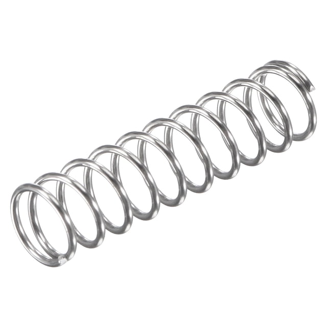 Unique Bargains 8mmx0.8mmx30mm 304 Ressort de Compression en Acier Inoxydable 11.8N Capacité de Charge, 30pcs