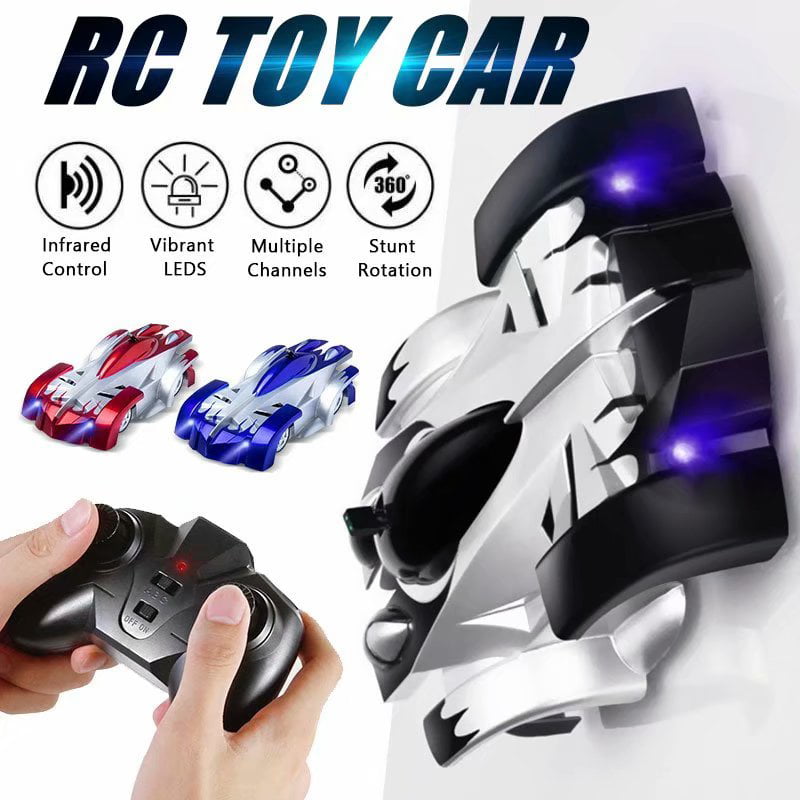 wuxiaobo Remote Control Wall Climbing Car Toy 360° Rotating Stunt Racing Car Flip Gravity Defying Racing Vehicle Wall Climbing RC Car Gift for Kids Adult 