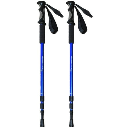 BAFX Products Anti Shock Hiking / Walking / Trekking Trail Poles (Best Trail Running Poles)