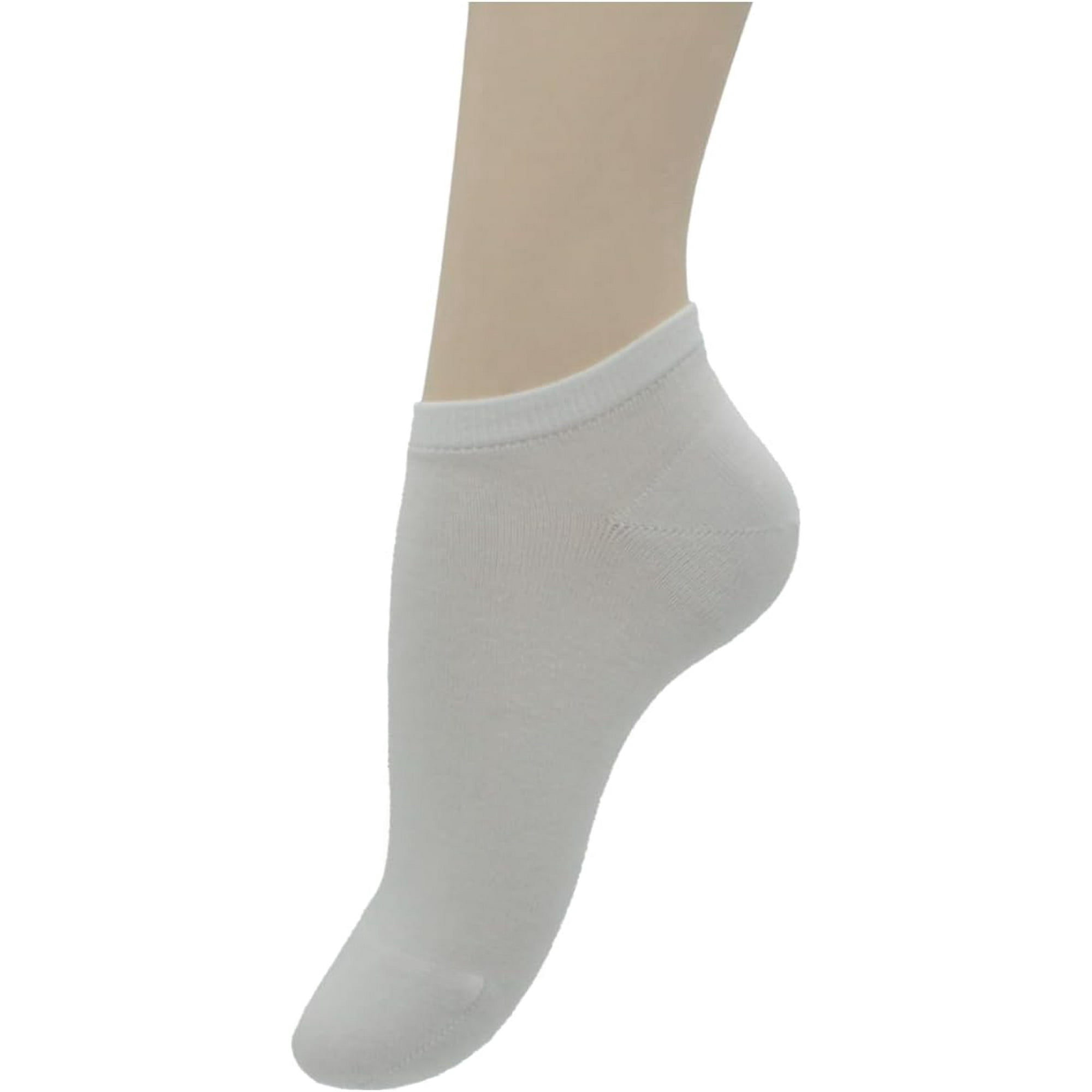 Bulusorganic Ankle Socks - 100% Organic Cotton Sneaker Socks, Invisible Low Cut, 6-Pack for Women & Men