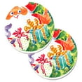 thumbnail image 1 of Noël Santa Claus Ensemble de 2 Porte-Gobelets sous-Verre de Voiture, 1 of 1