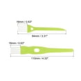 thumbnail image 2 of Uxcell Shaver Cleaning Brush with Green Handle White Nylon Bristles 2 Sizes, 8 Counts, 2 of 5