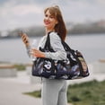 thumbnail image 4 of Lsque Scooby-Doo Pattern Hand Travel Bag, Weekender Carry On for Women Men, Sports Gym Bag, Workout Duffel Bag, Overnight Shoulder Bag fit 15.6 Inch Laptop, 4 of 6