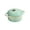Green - 15.8*10.2cm, variant on Ceramic Soup Bowl With Lid And Handles, Mini Cocotte For Baking, Covered Serving Bowl For Soup And Stew,13.5*7.7Cm