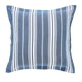thumbnail image 2 of Olivia Gray PWT01608 20 x 20 in. Tyson Striped Cotton Pillow, Blue, 2 of 3