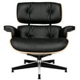 eChamp Mid Century Lounge Chair and Ottoman, Eames Chaise Lounge Chair