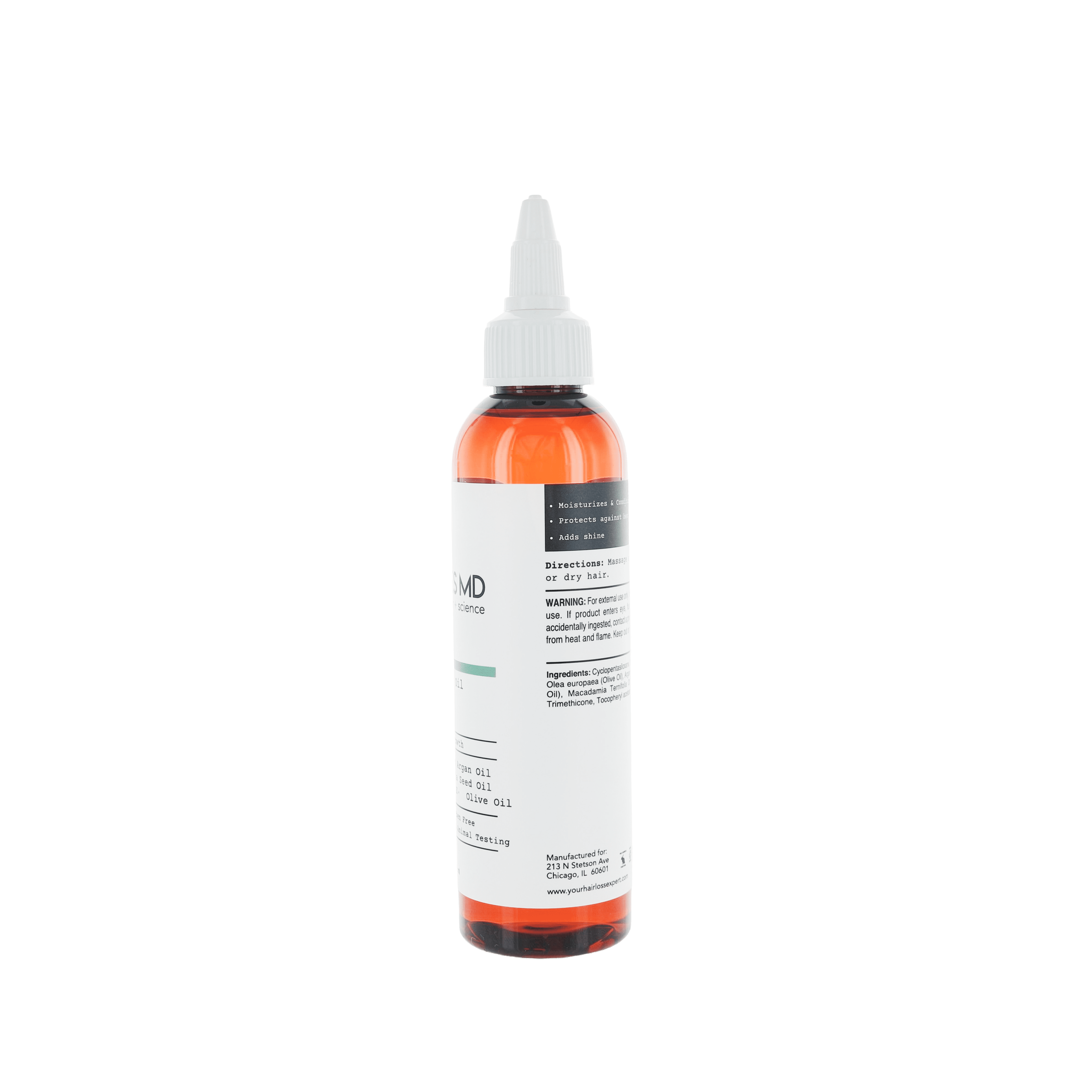 Dr. Yates MD - Resuscitating Oil, For Shine & Growth, with Moroccan Argan Oil and Vitamin E (4 Fl Oz)