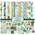 thumbnail image 1 of Inkdotpot Cactus and Succulent House Plants Theme Collection Double-Sided Scrapbook Paper Kit Cardstock 12"x12" Card Making Paper Pack With Sticker Sheet - 16 Pages - Multicolor, 1 of 4