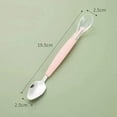 thumbnail image 2 of Food Scoop Spoon, Dual-Ended Silicone Baby Spoon, Baby Puree Feeding Spoon, Suitable for Scooping Purees and Feeding Paste-Like Foods, 2 of 7