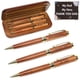 thumbnail image 1 of Set de bolígrafos Renawe Wood, lujosa caja de regalo grabada, 1 of 9
