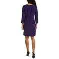 thumbnail image 2 of Elie Tahari womens  Chain Trim Shift Dress, 8, Purple, 2 of 3